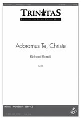 Adoramus Te Christe SATB choral sheet music cover